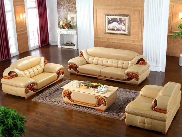 Современный кожаный диван для гостиной Европейский секционный 0533|sofa furniture|sofa