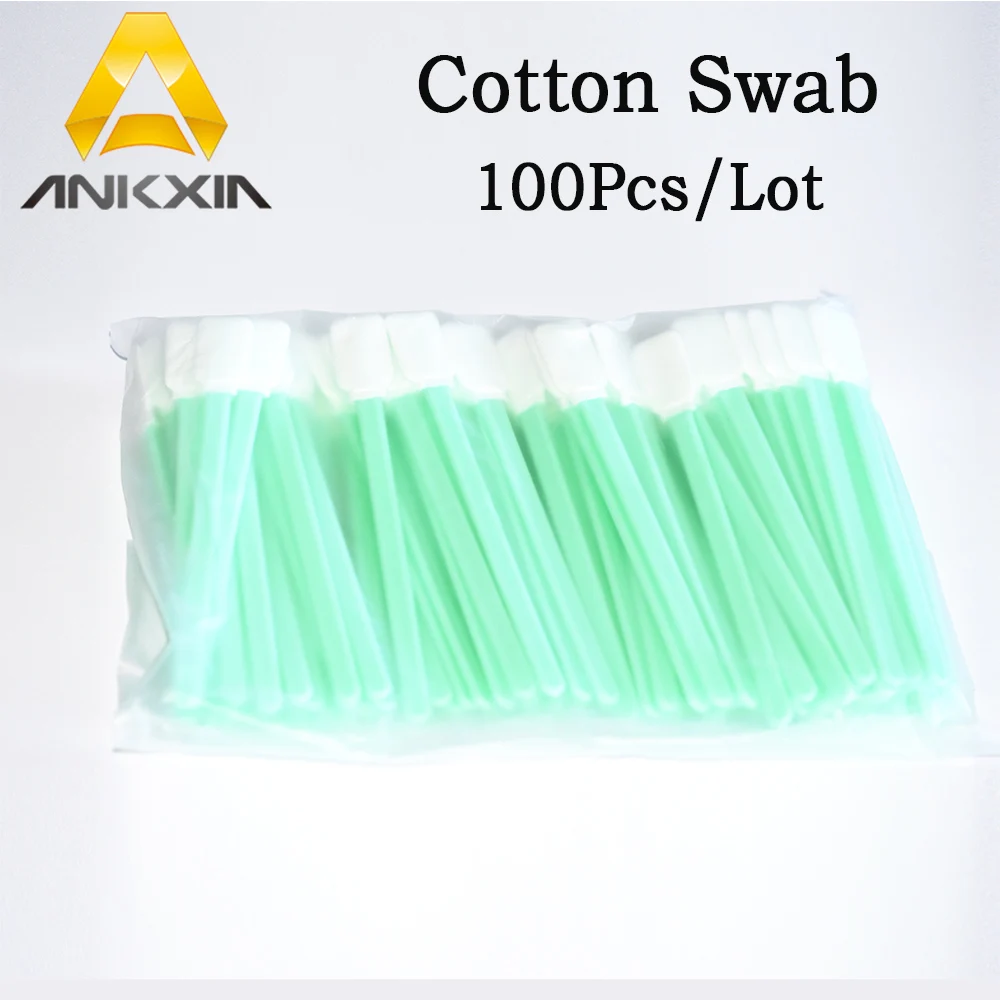 

100pcs/Lot 100mm Nonwoven Cotton Swab Dust proof For Clean Focus Lens And Protective Windows