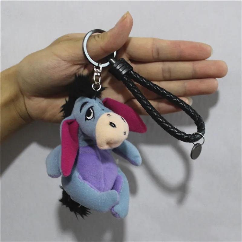 10 см Eyore плюшевый Ослик Подвеска Мягкие игрушки для букета мини осел брелка|eeyore