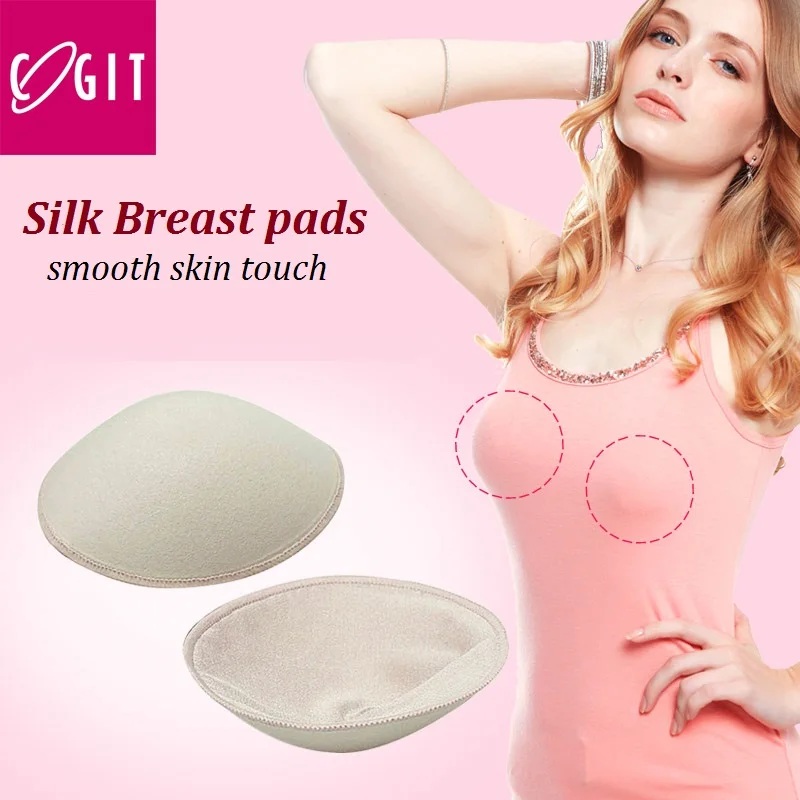 Japan Cogit Airy Bust Top Strapless Silk Breast pads*2 Bust pads Silky Texture for Smooth &soft