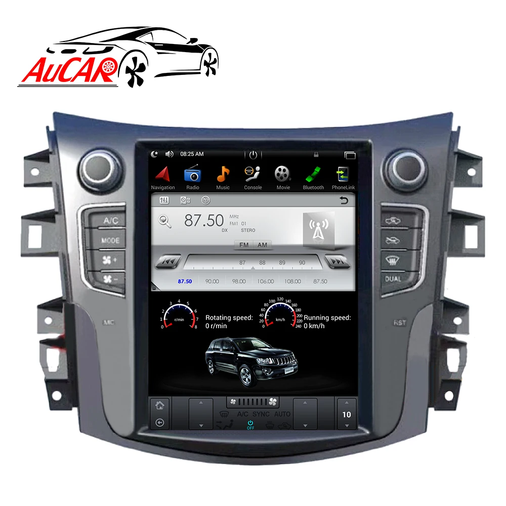 Автомобильный DVD-плеер 6 0 дюйма Android 10 4 в стиле Tesla для Nissan Navava Terra NP300 2017 2018 Bluetooth