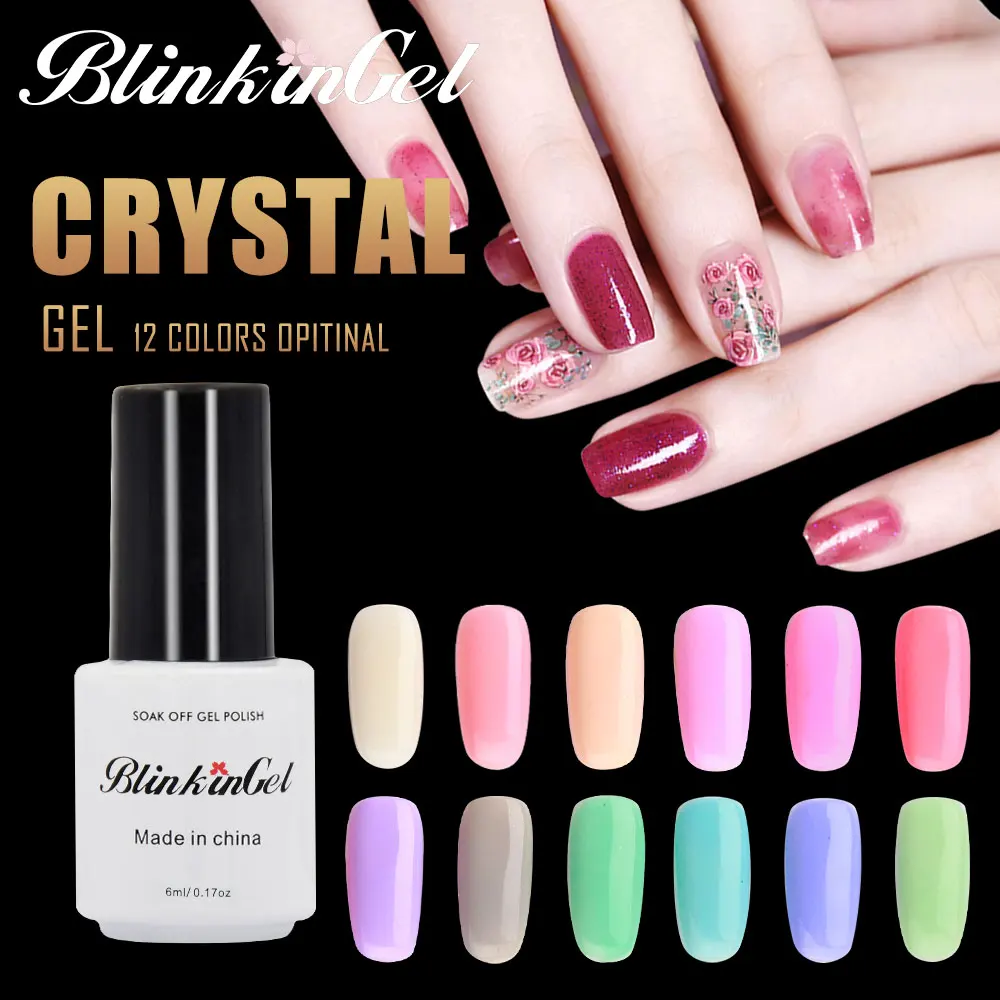 BlinkinGel 1pcs Nail Gel Lacquer Nails Polish Ordinary Nail