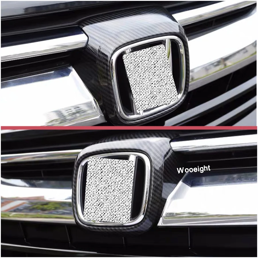 1Pc Front Grille Grill Emblem Badge Logo Frame Chrome Cover Trim Car Styling Decoration Accessories For Honda CRV CR-V 2017 2018 (5)