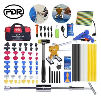 

PDR Glue Gun Glue Sticks Pulling Bridge Rubber Hammer Slide Hammer Shovel Dent Removal Tools KitPDR Dent lifter