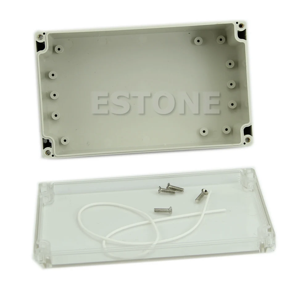 

1PCS Waterproof CASE200x120x75mm Clear Cover Plastic Electronic Project Box Enclosure