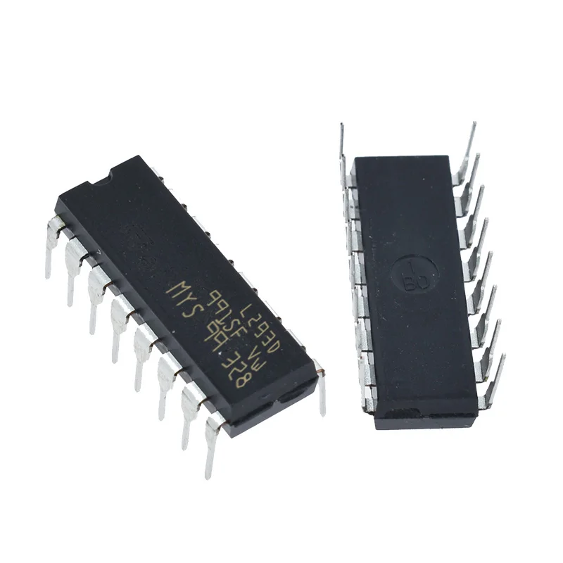 5 шт. L293 L293D DIP DIP16 DIP-16 IC драйвер двигателя Чип PAR PusH Pull 4 четырехканальный модуль микросхемы