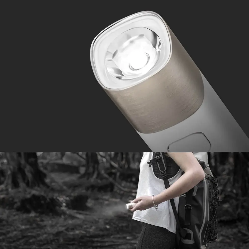 SOLOVE X3 3000mAh power Bank электрический фонарик USB перезаряжаемая яркость EDC портативный мини светодиодный фонарик для велосипеда кемпинга