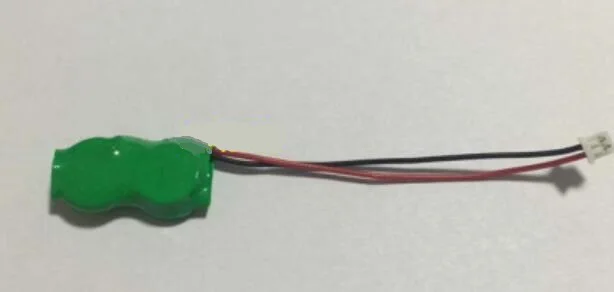 

Free shipping 2pcs/lot 2.4V 40mAh NI-MH button battery Rechargeable batteries PLC industrial control battery