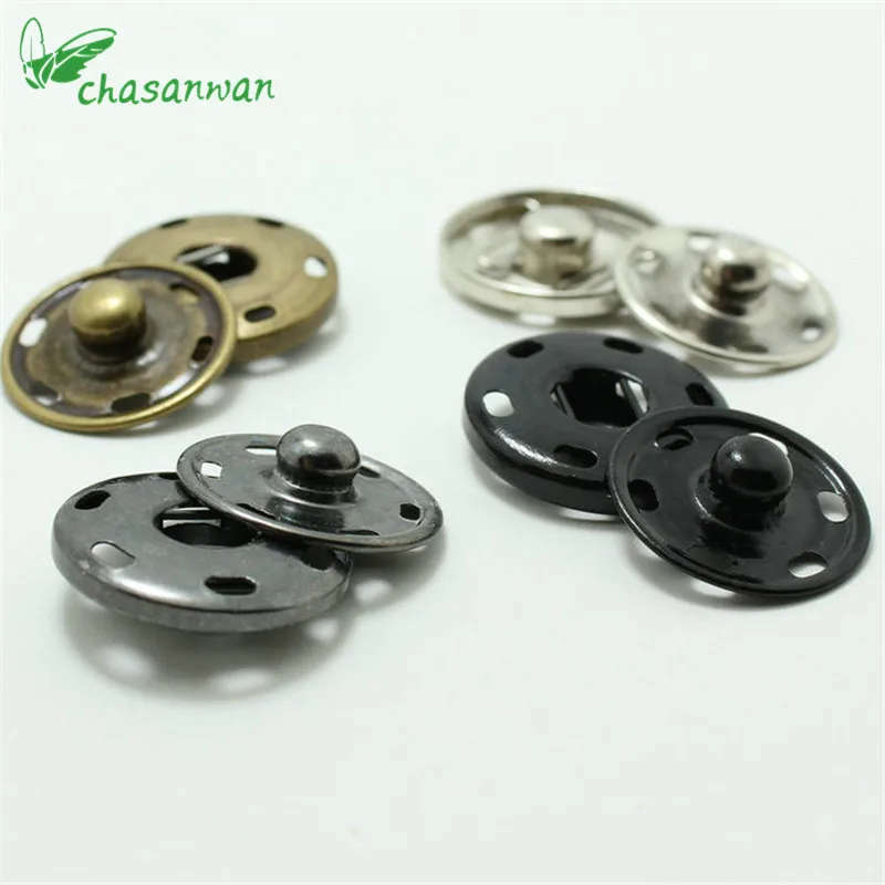 

50sets/lot Small Button Scrapbooking Sewing 6mm Metal Buttons Sew on Press Button Scrapbooking Accessories Botones Costura.Q