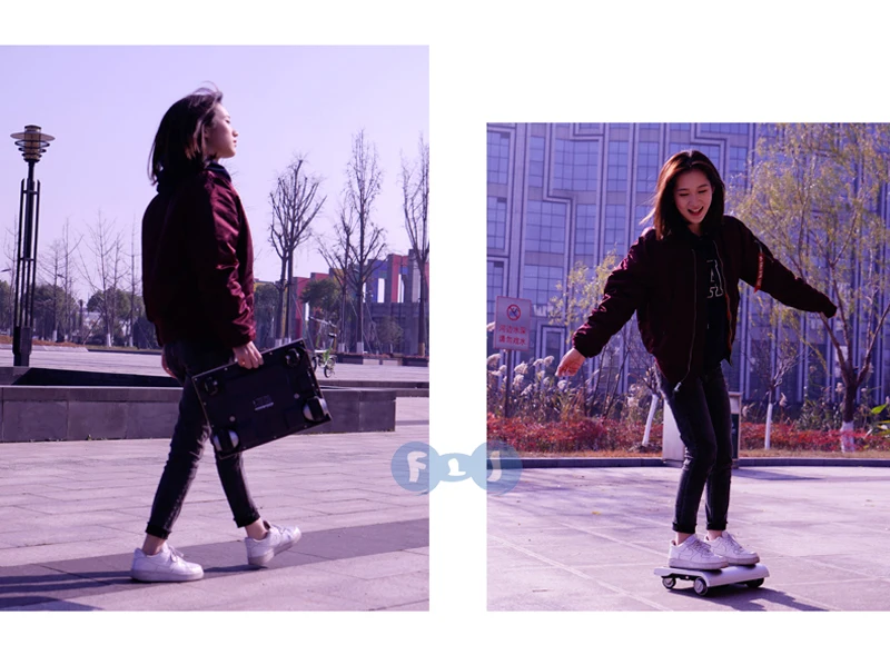 Perfect Walk Car Pocket Scooter Portable APP Four wheels electric scooter skateboard laptop hoverboard with Display electric skateboard 25