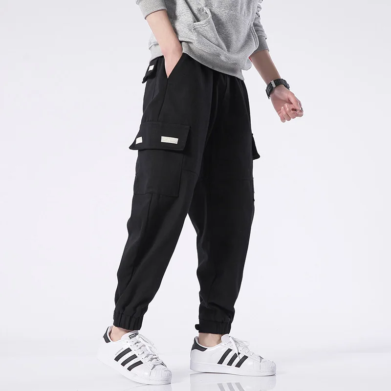 M-4XL 5XL 2019 Spring Track Pants Men Sweatpants Mens Joggers Pants Cargo Camo Tactical Harem Spring Pantaloni Uomo