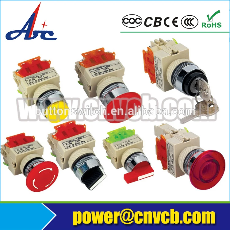 20mm tipo Pesado On-off Spst Pin Botão Switch20mm Empurrar Interruptor Ns197 An24-k 2 8 Cheap Interr.