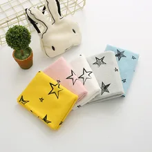 Осень-зима толстый шерстяной жилет для детей шеи крышка с рисунком пятиконечной звезды принт, чистый хлопок вязаный шарф куртка из искусственной кожи для мальчиков и девочек