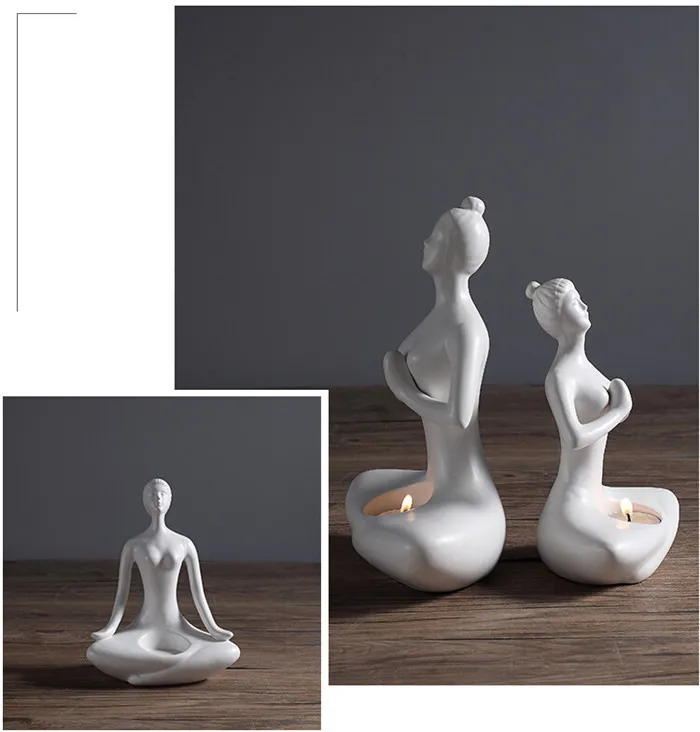 Креативная декоративная керамическая ваза Женская в форме тела белая Обнаженная Цветочная ваза Современный домашний керамический абстрактный орнамент украшения