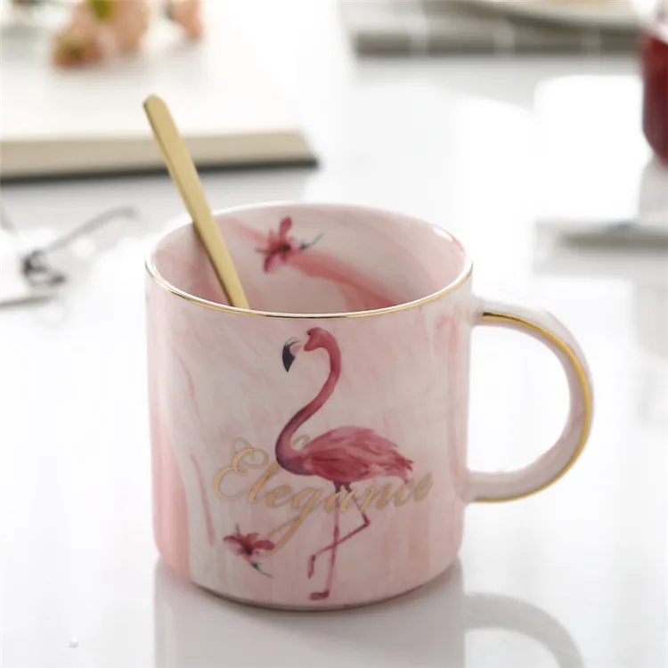 Female Flamingo with Spoon