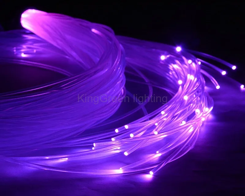 50~ 100 шт X 1 мм X 4 м длинный конец светящийся кабель освещения PMMA Пластиковый оптоволоконный кабель для звездного потолочного света