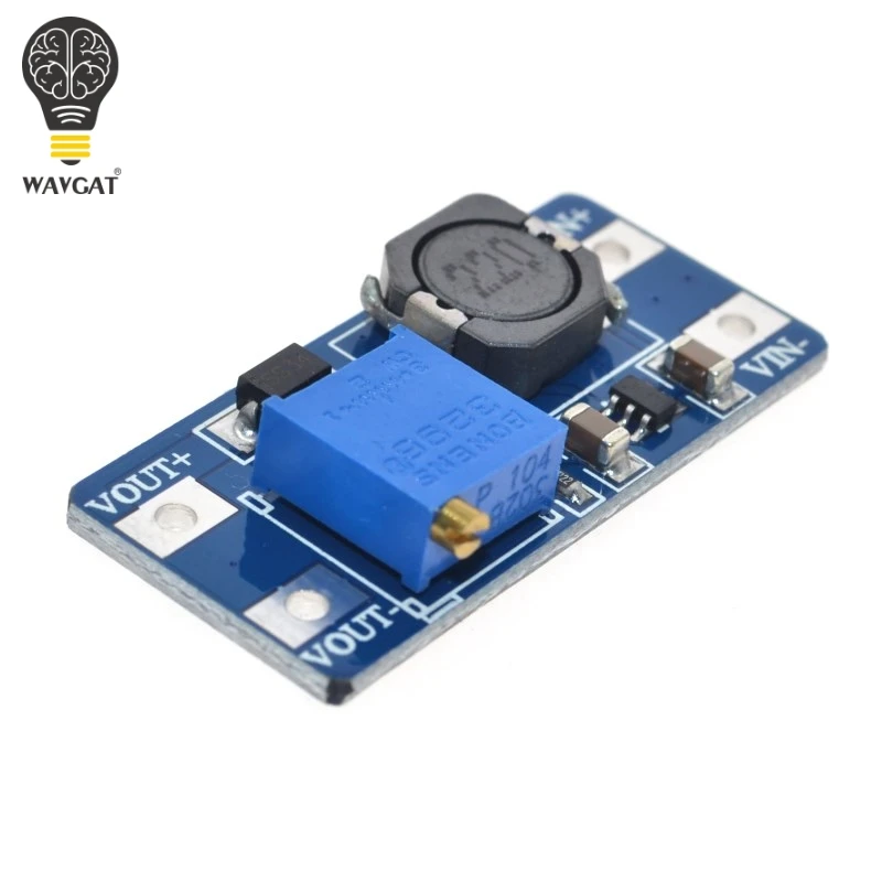 WAVGAT 5 шт. MT3608 DC Step Up усилитель конвертера Питание модуль Boost повышающий доска Макс