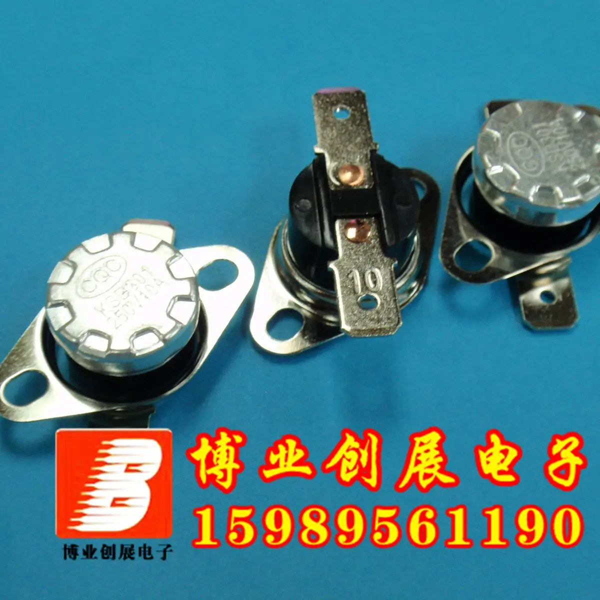 Lot De 5 Thermostats KS-D301 - 250V 10A - Normalement Ouvert - Température Réglable (ex: 85°C)