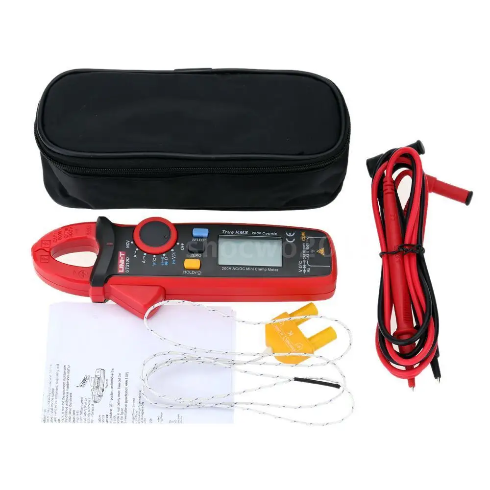 

UNI-T UT210D UT-210D Electrical Professional Multifunction True RMS AC Mini Clamp Meters UNIT ut210d