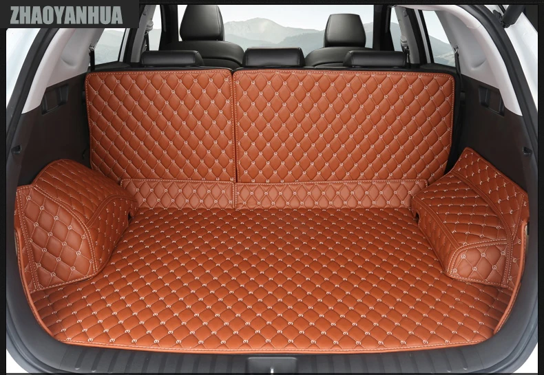 ZHAOYANHUA Car trunk mats for Mazda 6/2 MX-5 CX-5 CX-7 5D car-styling heavy duty all weather protection carpet floor liner |