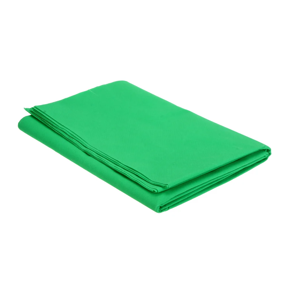 Photo Backdrop 1.6x3M / 5x10FT Studio Photography Backdrops Black White Green Screen 100% Non-woven for Studio Vedio Shooting