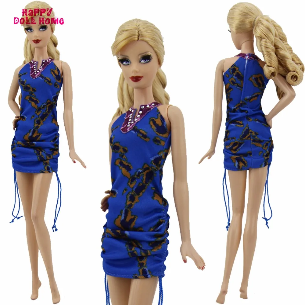 ファッション短いドレスvネックミニドレスディナーパーティーデート衣装ためbarbie fr人形服ドールハウスアクセサリー子供toysギフ