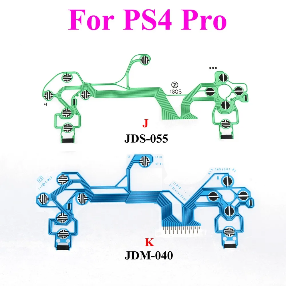 YuXi 10 шт. JDM 001 030 040 JDS 055 для Playstation4 проводящая пленка клавиатура PS3 PS4 Pro тонкий