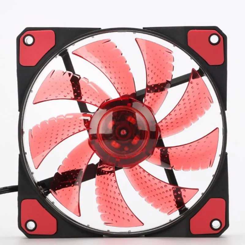 

120MM PC Case Cooler, Silent Computer Cooling Fan With Hydraulic Bearing/Big 4PIN/Small 3PIN Interface