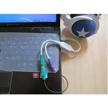 

USB to PS2 Converter Cable Adapter keyboard Mouse 20PCS