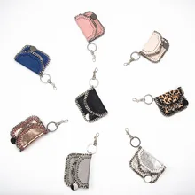 Женская сумка аксессуары кулон Мини милый брелок в форме сердца сумка Diy части ПВХ кожа нулевой кошелек для сумок оптом
