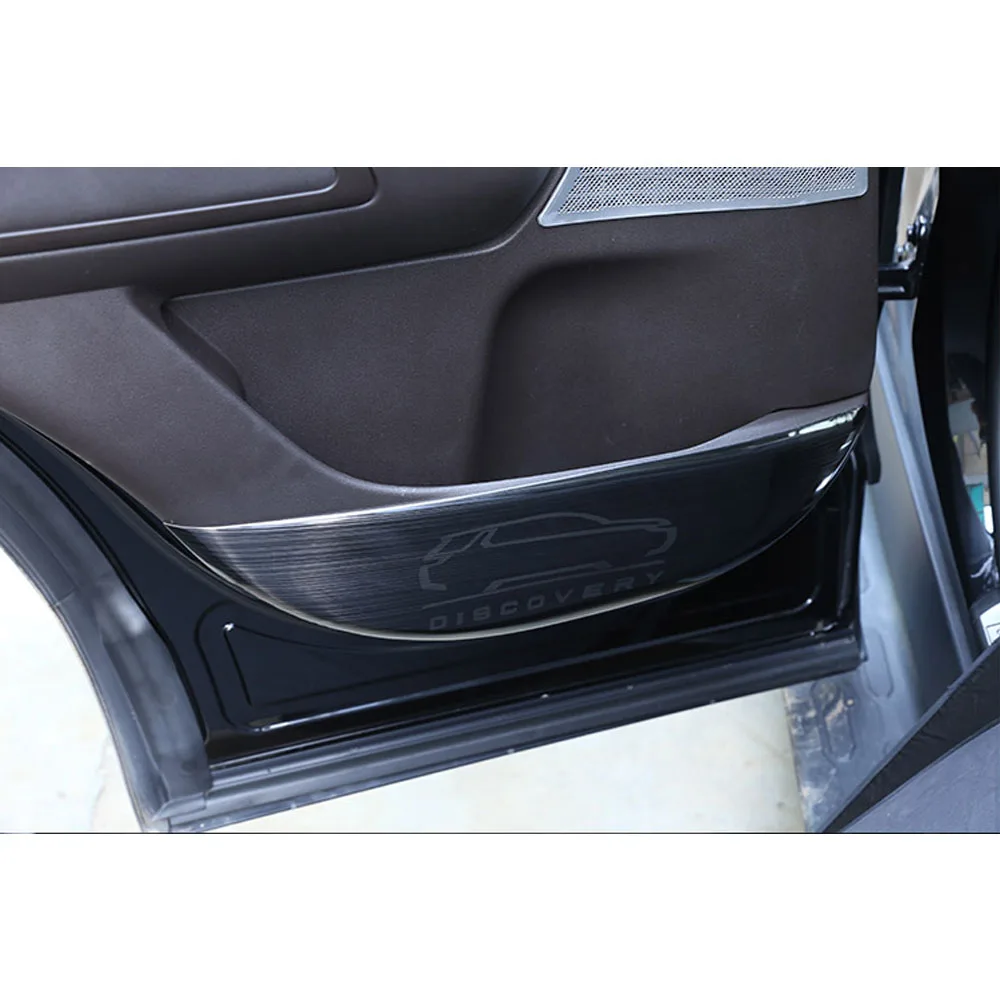 Накладка панели защиты межкомнатной двери из нержавеющей стали для Land Rover Discovery 5 LR5 L462 автомобильные аксессуары