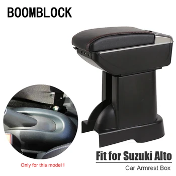 

Auto Car Armrest Box Modified For Suzuki Alto 2014 2015 2016 2017 Aruto USB Charger Cup Holder Ashtray Organizers Accessories