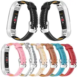 Oulucci Nueva Alta calidad напульсник repusto para Fitbit alta/Alta HR banda pulsera фитнес-трекер banda cuero genuino