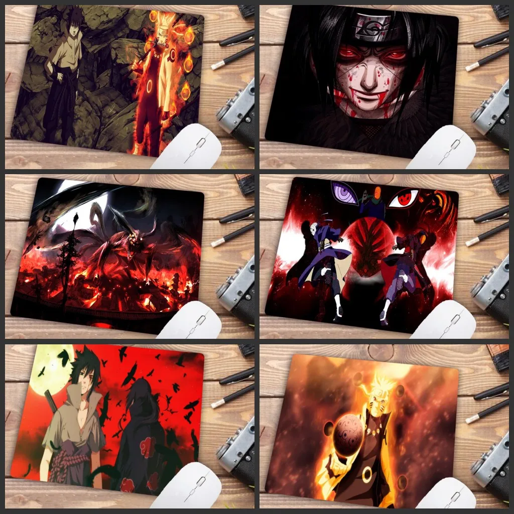 

Mairuige Big Promotion New Design Anime Naruto Unique Desktop Pad Game Waterproof Mousepad Size for 18x22cm Rubber Mousemats