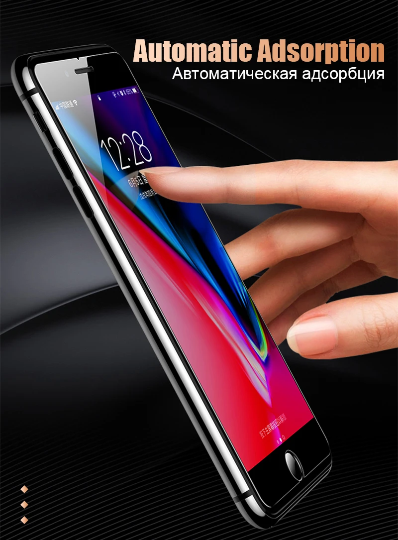 9H Protective Glass For iPhone 6 7 5 S SE 6s 8 Screen Protector iPhone 7 Xs Max Xr Tempered Glass On iPhone X 6 S 7 8 Plus Glass