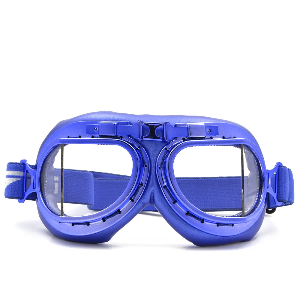 Мотокросса очки эндуро внедорожные мотоциклетные очки гоночные шлемы ветрозащитные Солнцезащитные очки Спортивные очки лыжные sno - Цвет: Blue Clear