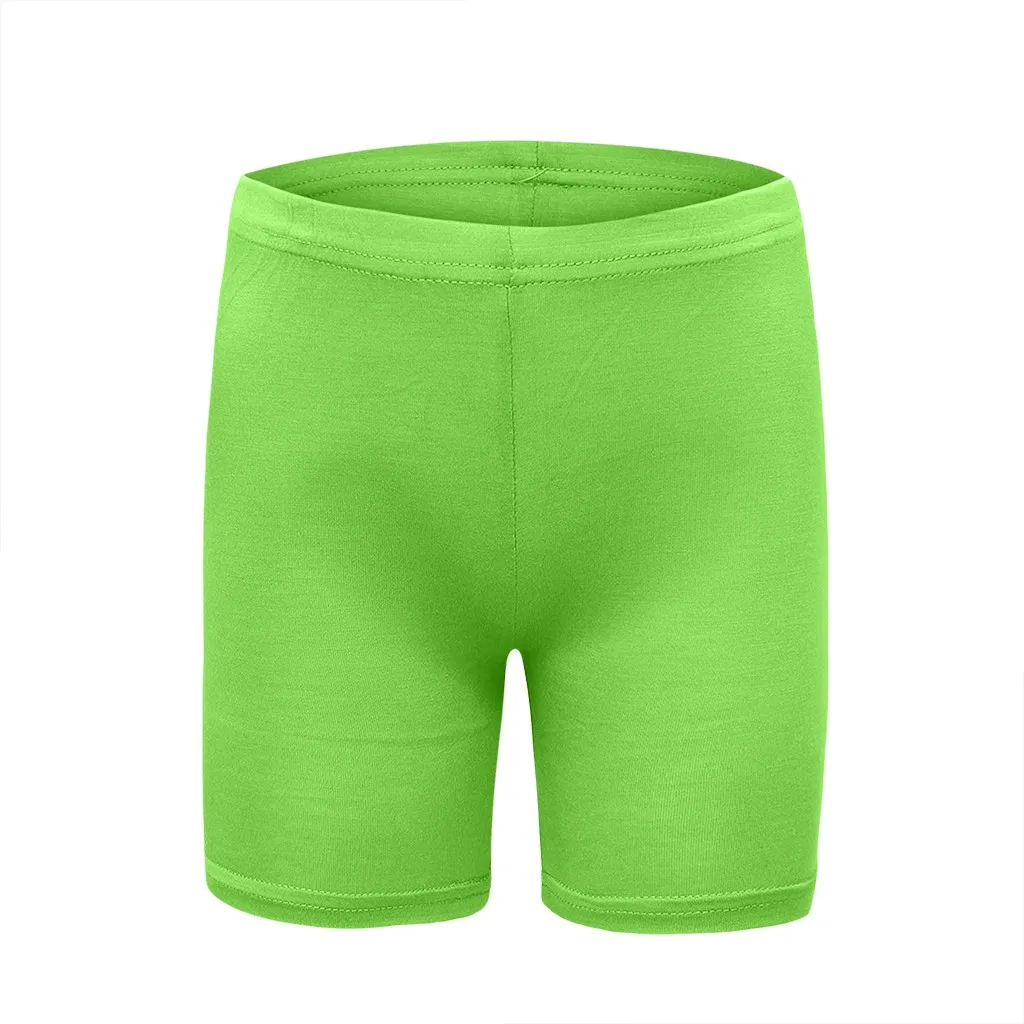 Baby Shorts Girls Summer Dance Shorts Girls Bike Short Breathable And kids Safety Pants Discontinued no stock, please do not buy - Цвет: Green