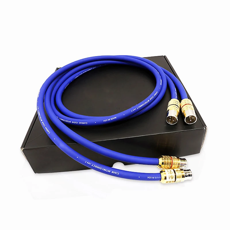 

Free shipping Cardas Clear Interconnect Audio XLR Cable 1.0meter/pair extension cable