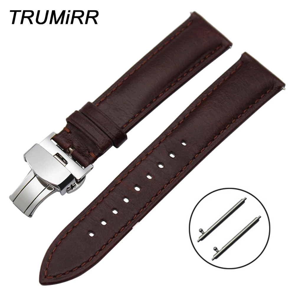 France Genuine Leather Watchband 20mm 22mm For Huawei Watch 2 Sport