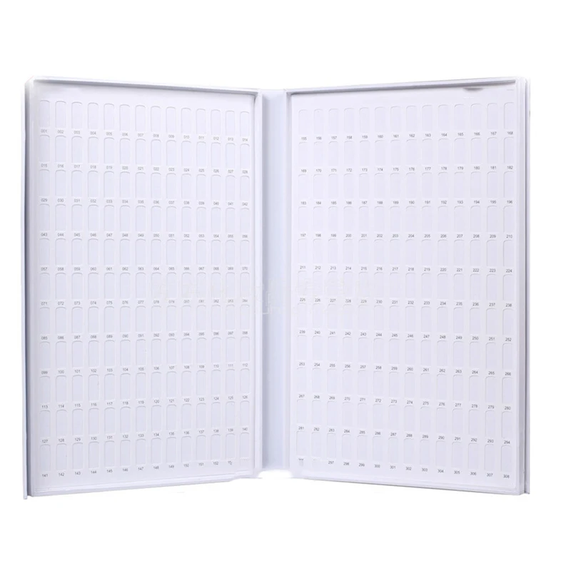 

Nail Polish Glue Color Display Box Color Card 308 Color Nail Color Card Case