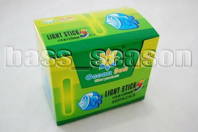 

Brand New 250 pcs Chemical Light Fishing Fluorescent Glow Stick Free Shipping