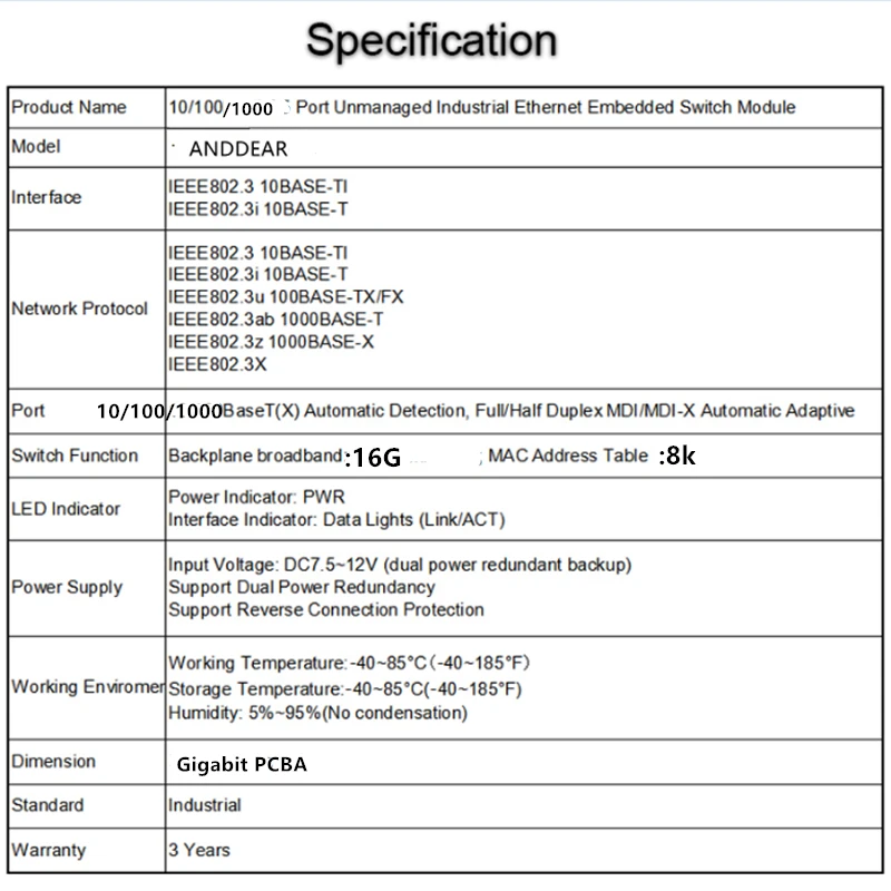 OEM/odm pcba Промышленный Коммутатор modulee5 порт 10/100/1000 м неуправляемая сеть ethernet коммутатор ethernet концентратор управляемый коммутатор PoE