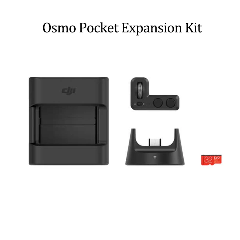 

DJI Osmo Pocket Expansion Kit Controller Wheel Wireless Module Accessory Mount MicroSD Card for Osmo Pocket Original Accessories