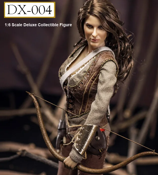 

[ESTARTEK] Flirty Girl DX004 FGCDX-004 1:6 Scale Female Archer The Hunger Games Katniss Collectible 12" Action Figures