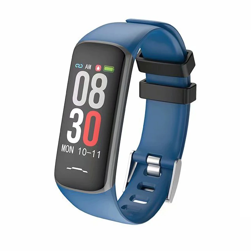 

2019 New Smart Bracelet B2 Heart Rate Blood Pressure Monitor Fitness Tracker Smart Band Waterproof Weather Sport Wristband Men