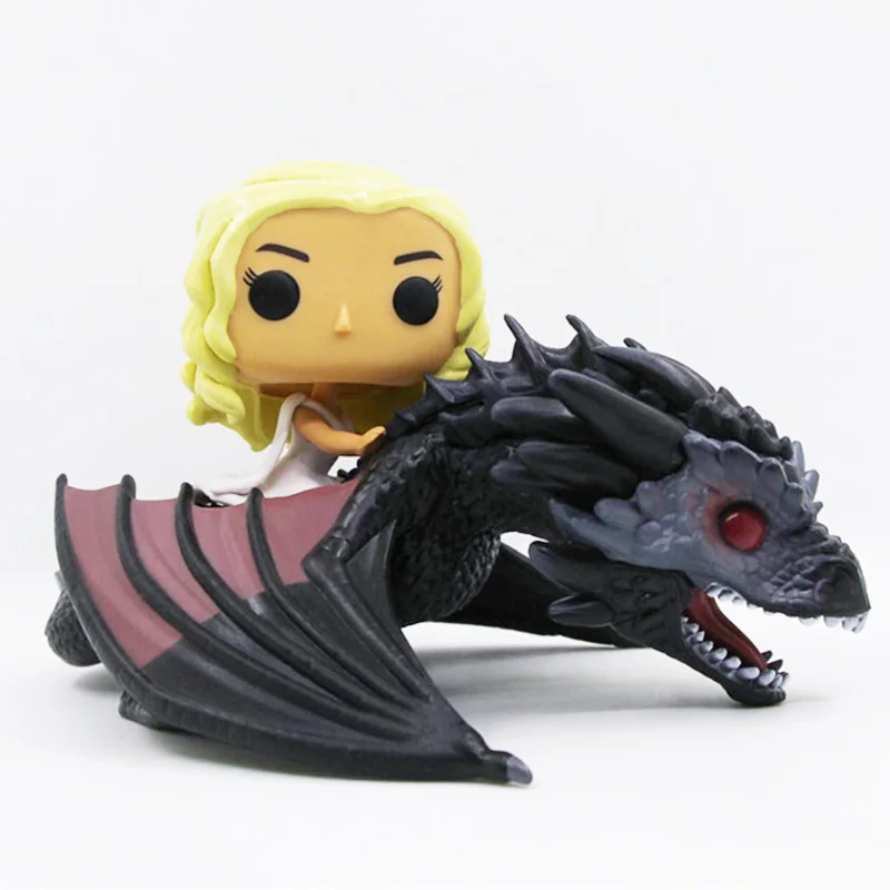 

GoT Figure Daenerys Stormborn & Dragon Action Figure Cute Ver. Toy 12cm