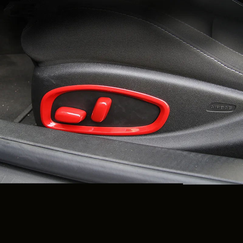 Красный весь набор интерьерных украшений, окно Swith, сиденье рулевого колеса, кнопка регулировки рамы для Chevrolet Camaro AAA035