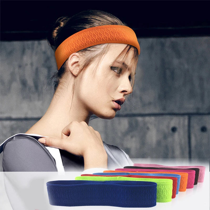Спортивные резинки Sweatband Абсорбент Йога Hairband 1 шт. бренд кроссовки открытый
