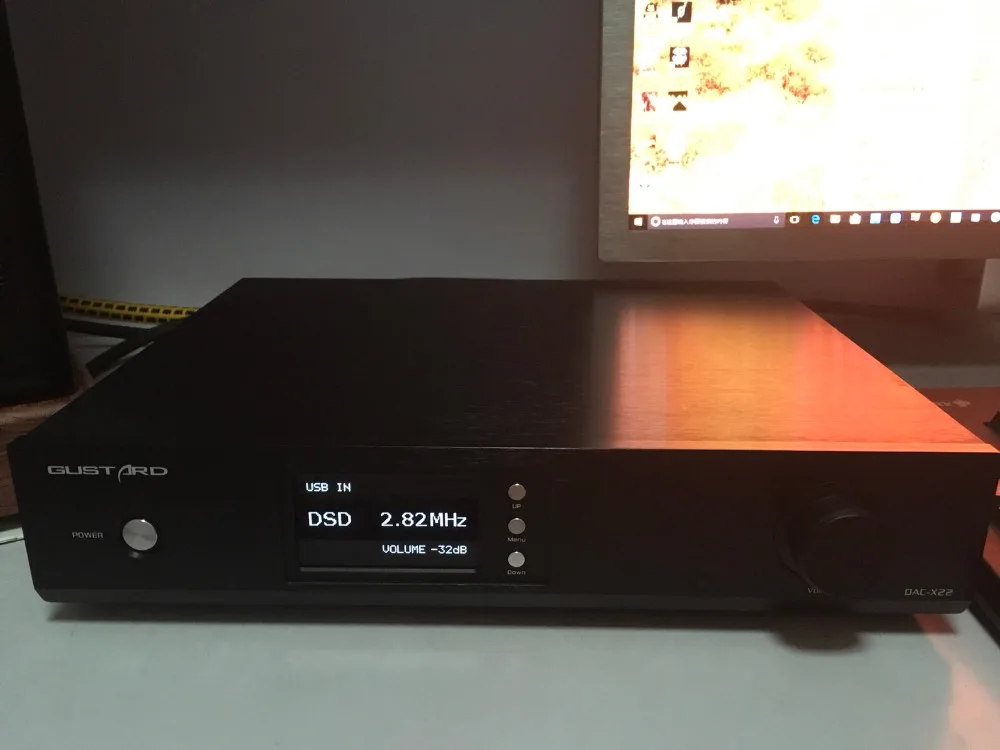 high end GUSTARD DAC-X22 ES9038PRO IPS XMOS HiFi DAC PCM384K DSD512 декодер DOP полный интерфейс поддержка DSD DOP