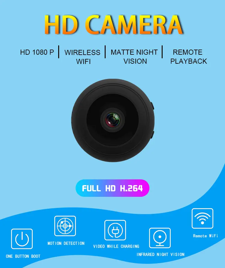 Мини Беспроводная Wi-Fi камера 1080P HD ip-камера удаленный монитор камера безопасности камера обнаружения движения ночного видения домашняя видеокамера ip Cam камера видеонаблюдения видеонаблюдение фотоаппарат уличная